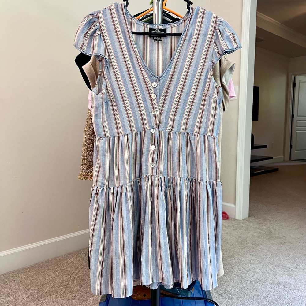 Angie Multicolor Striped Dress